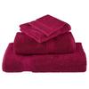 VidaXL Serviettes de toilette premium SOLUND 10 pièces Bordeaux 30 x 30 cm 600 g/m² 137205