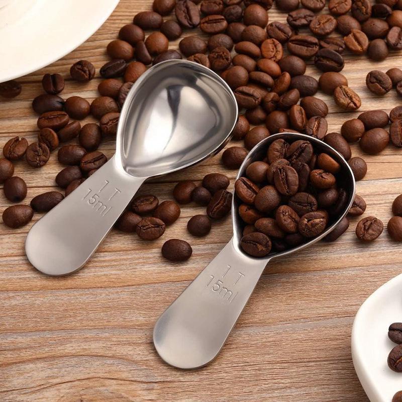 304 Stainless Steel Measuring Spoon Set: Coffee and Milk Powder Baking Tools.