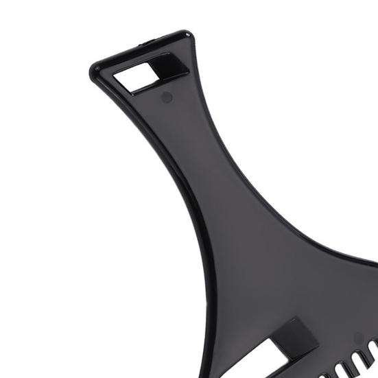 Yousheng Men Texturizing Comb Easy to Use Lightweight PP Hair Salon Hollow Fork Comb for Daily Life