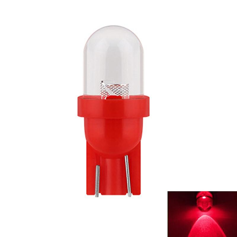 10Pcs Transparent Lens Instrument Cluster Panel Car Door Lights 12V Led Bulb T10 W5W 555 158 192 168 194 Arcade Pinball Light