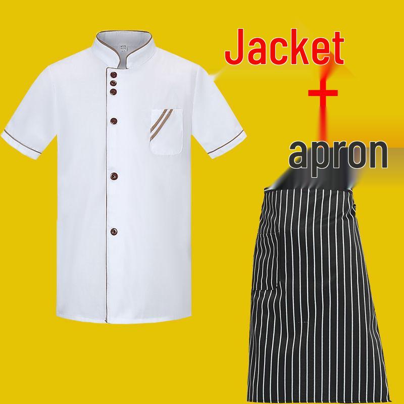 Men's Long Sleeve Chef Uniform for Restaurant, Catering, and Hotel Settings