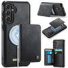 CaseMe Me80 Magnetic RFID Wallet Phone Case For Samsung Galaxy S24 FE 5G, Detachable Multi Card Slot Kickstand Anti-Theft Cover
