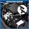 HVAC Heater Hose Tee Connector for Ford Transit Connect 2010-2013 / Heater Pipe Connector/Durable / 1 Set Black Item Replacement