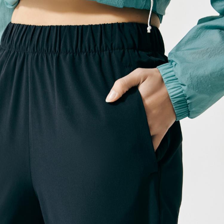 Skechers Sports Lifestyle Series Quick-Dry Casual Versatile Mid-Rise Pants Women Bottoms Blue Night P225W293-000P