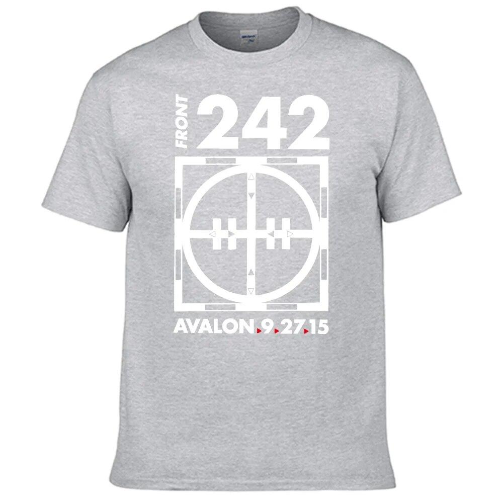 Front 242 T Shirt Unisex 100% Cotton Unisex Women Shirt Top Sales N04