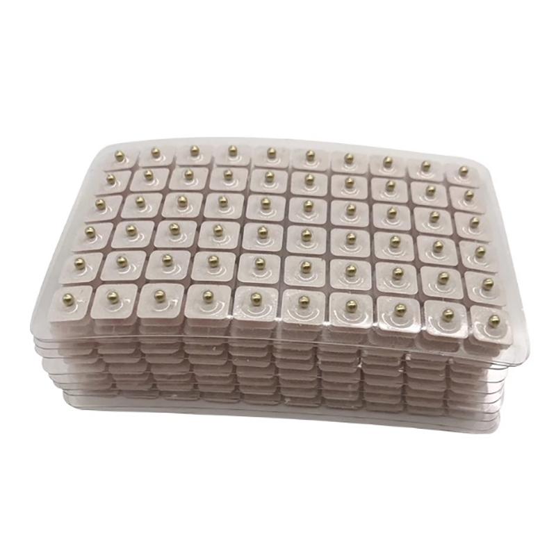 600pcs Ear Care Ear Acupuncture Massage Therapy Magnetic Beads Patch Massage Needle Sticker Auricular Auriculotherapy Acupoint