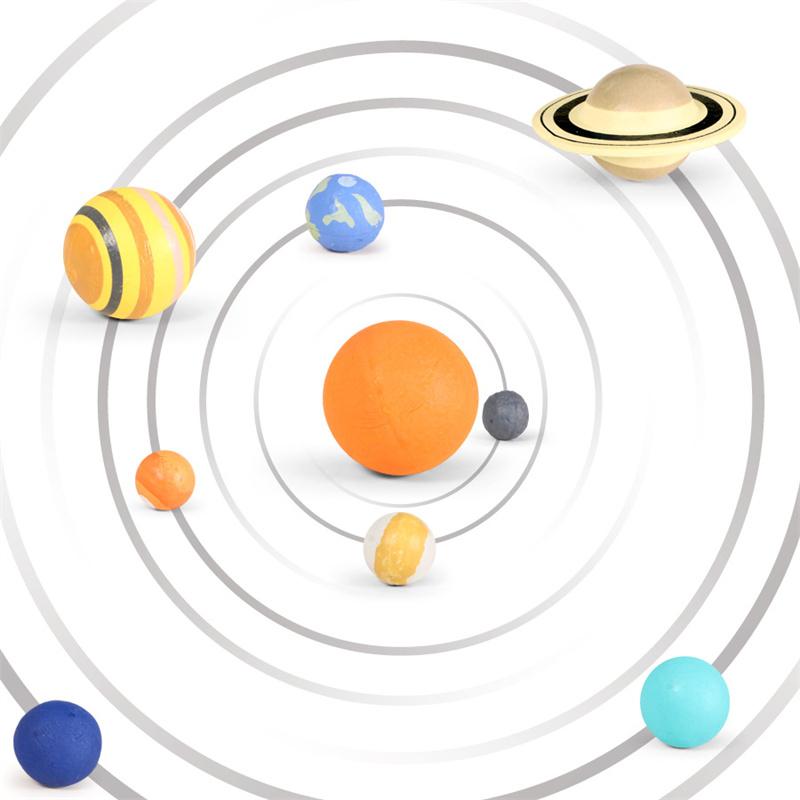 9 Stück Planeten Universum Planetenmodell Wissenschaftliche Bildungsspielzeuge Schreibtischdekorationen Kreative Wissenschaftsgeschenke Kinder-Dampf