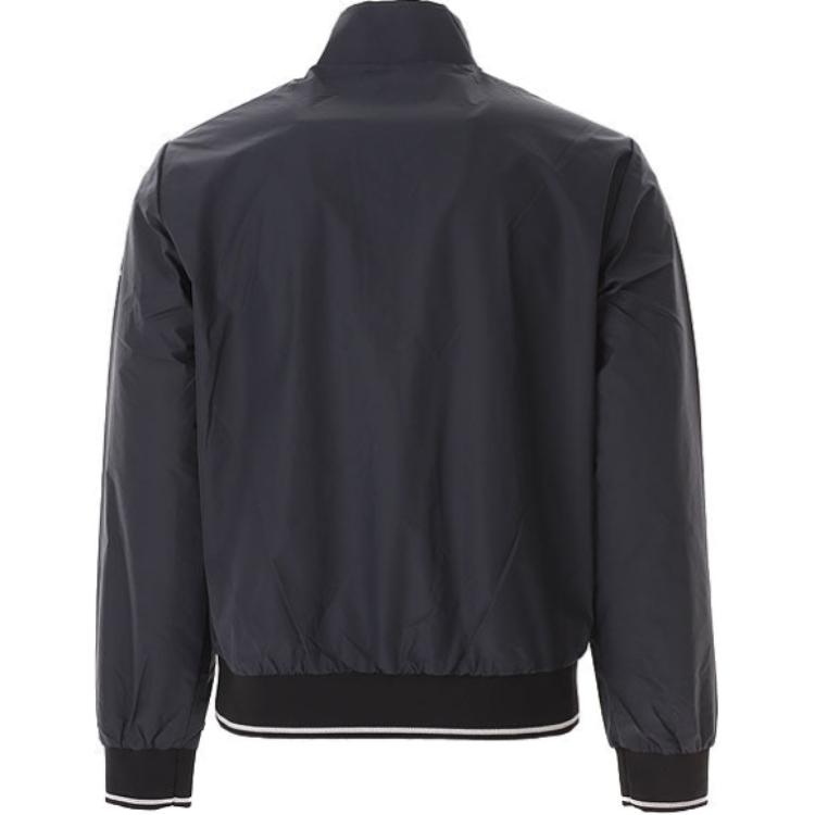 Emporio Armani EA7 Logo Zip Collar Long Sleeve Jacket Men jackets Navy-Blue 3DPB07-PN27Z-0578
