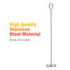 12pcs Table Number Holders Stainless Steel Card Holder 12 Inch Height Heavy Duty Base for Wedding Party Office Decor