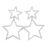 European & American Style Rhinestone Star Multi-layer Fashion Earrings