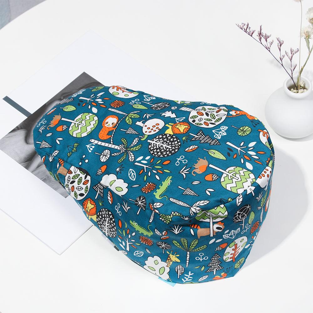 One Size Adjustable Cotton Tie Back Hats Long Hair Cap Working Hat Working Cap With Button