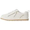 Highland Cow Split Leather Comfortable Fashion Versatile Retro Low-Top Casual Shoes Men Sneakers Jasmine-White 1184239-JSM
