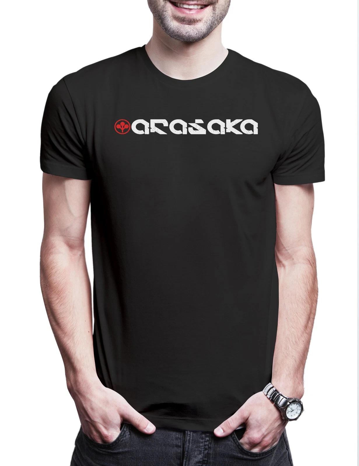 Arasaka Herren T-Shirt Cyber Japan Corporation Logo Punk 2077 Megacorporation M