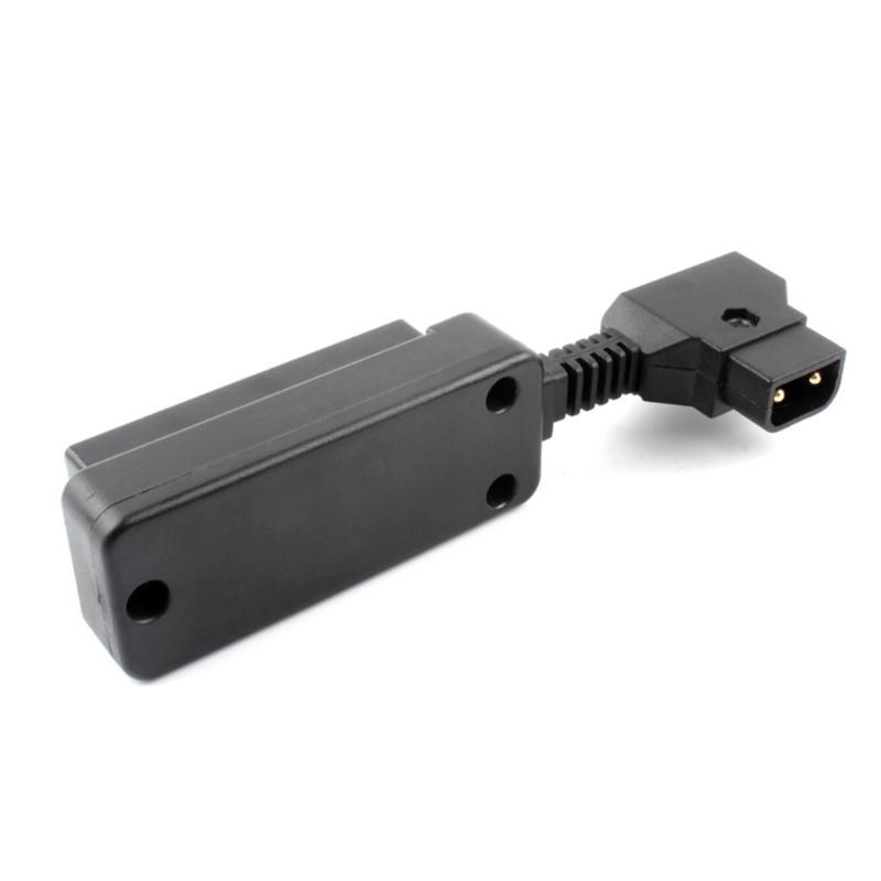 Portable Camera Power Distributor D-tap Camera Power Splitter Supports 4 Devices Simultaneous Charging Black