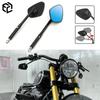 For BMW R18 Motorcycle Accessories Side Universal Foldable Mirror Modified Blue Glass CNC Aluminum Handlebar End Bar Mirror