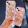 Glitter Strass Mobilskal För iPhone 17 16 15 14 13 12 11 Pro Max Air mini 16e 8 7 Plus X XS XR, Bling Kristall Krona Fjäril Pärla Blomma Design
