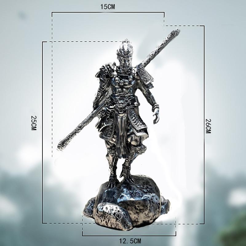 Zwarte Mythologie Sun Wukong Ornament Qi Tian Da Sheng Omringend Spel Model Ornament Woonkamer En Studiekamer Decoraties