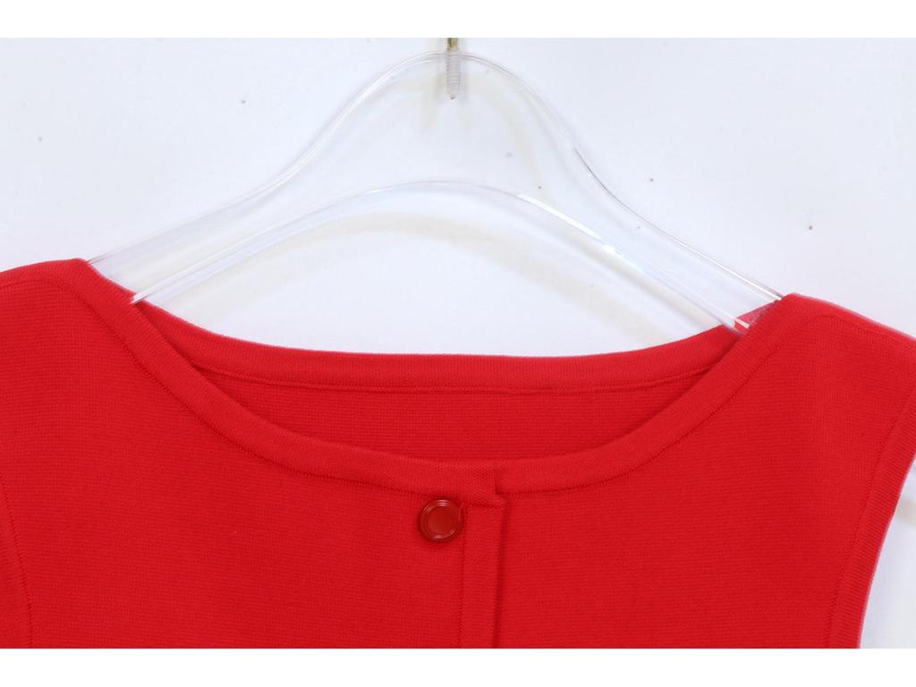 2025 Spring/Summer French Round Neck Sleeveless Knitted Vest & Short Skirt Set