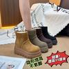New Warm Snow Boots 22 Winter Platform Boots Retro Fleece Boots Casual Martin Boots