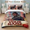 Bedding Set 1 Duvet Cover 2 Pillowcases Kendrick Lamar Print Soft Bed Linen Bedroom Decor
