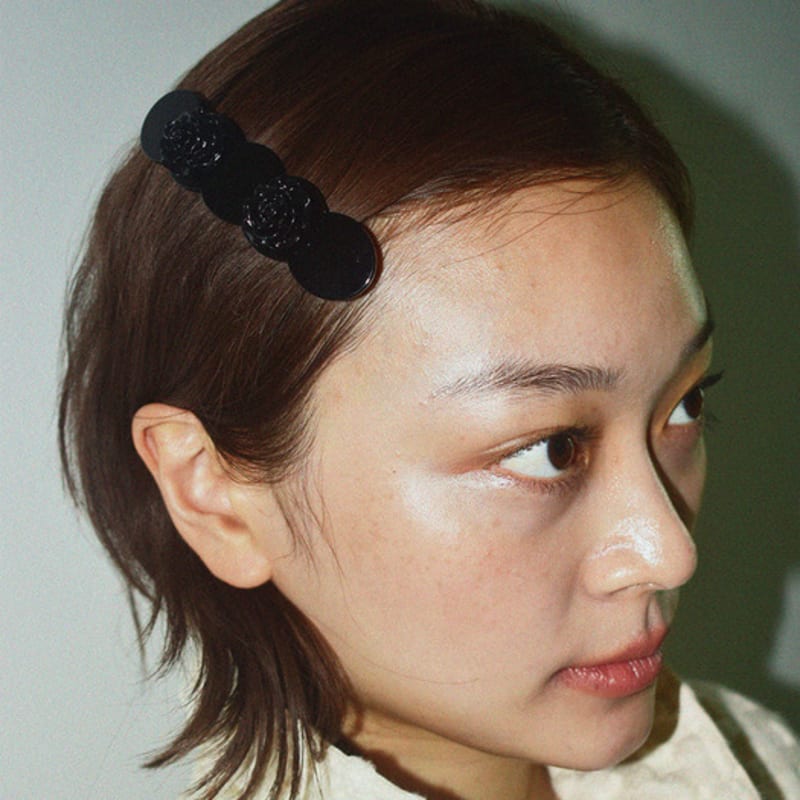 Usite ROSE Barrette, BLACK