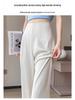 High Waist Micro Flare Wide Leg Pants for Women - Summer 2025 Slimming Draped Style