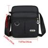 Waterproof Shoulder Bag Women's Nylon Square Purse Lightweight Crossbody Cell Phone Messenger Wallet Bag With Multi Pockets