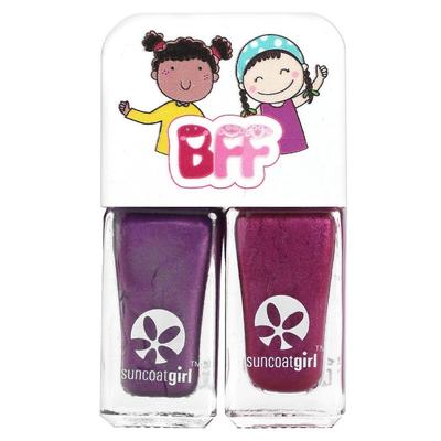 SuncoatGirl Besties Nail Polish Duo Set Violet & Deep Purple 2 Types