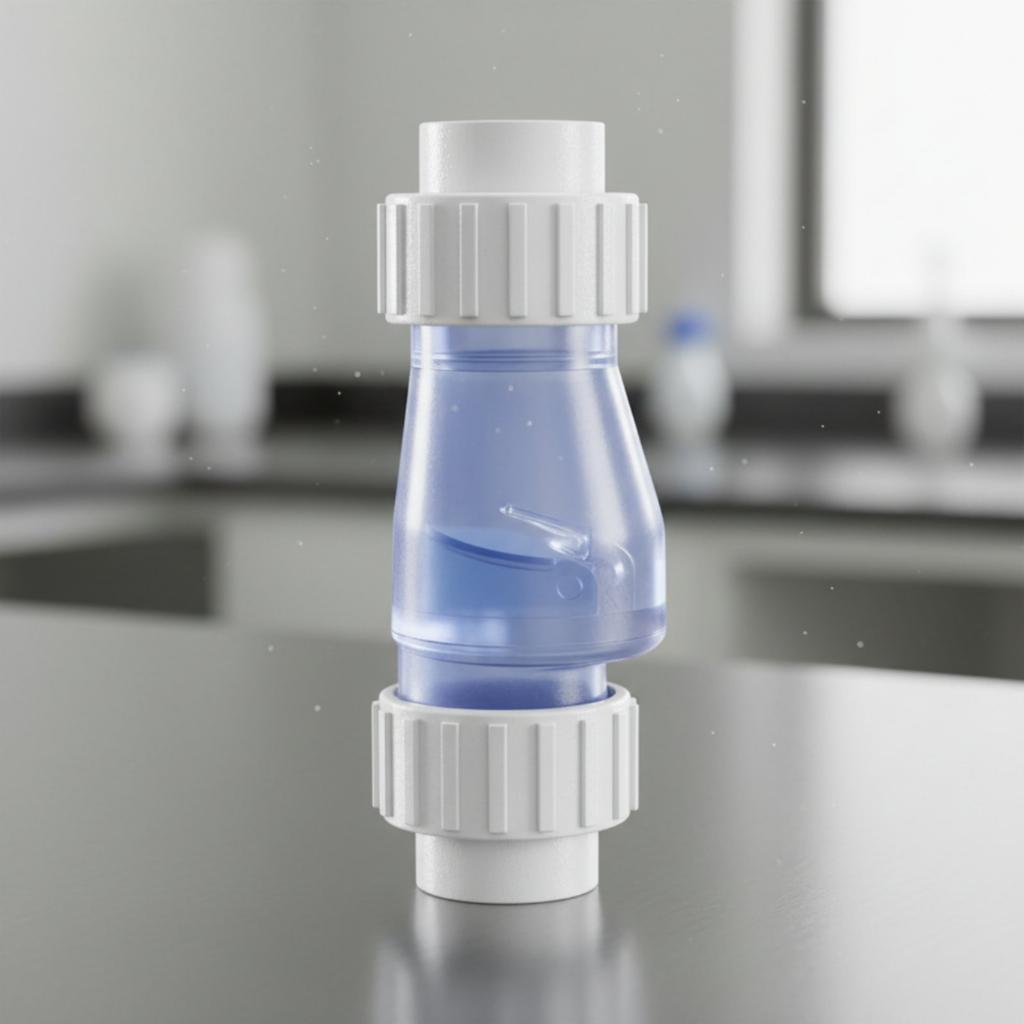 Pool Unidirectional-Way Valve Pressure-Resistant Transparent Check Valve for Filtration System