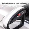 For Toyota 2PCS Soft Rubber Rearview Mirror Rain Eyebrow Styling Accessories GR MN Crown RAV4 Yaris Land Cruiser Corolla Prius