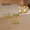 3 Pairs S925 Needle Minimalist Earrings Set Hoop Ear Climber for Multi Piercings Dainty Everyday Ear Stack Gifts for Women Girls