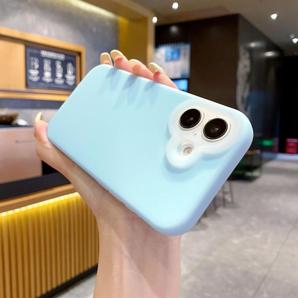 Liquid Silicone Jelly Apple 16Promax Mobile Phone Case Skin Feel All-inclusive iPhone16 Anti-drop Soft Case Protective Case