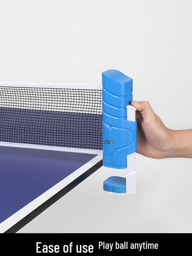 Retractable Portable Table Tennis Net for Indoor/Outdoor Use