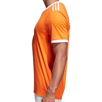 T-Shirts Herren Orange V-Ausschnitt Moderate Gerade Passform CE8942