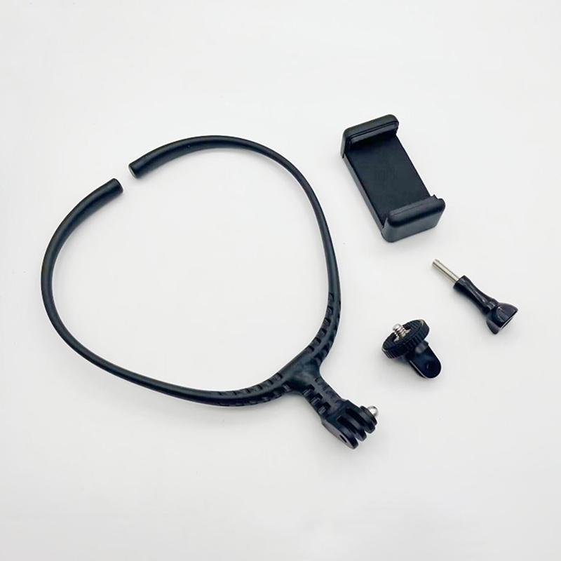 Cycling Collar Neckband Phone Live Streaming Stand Action Camera Neckband Recorder Stand