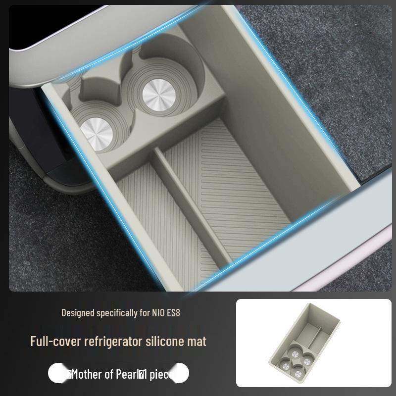 

Silicone Mat for Nio ES8 Refrigerator: Rear Full Coverage Interior Protection Accessory For 26 Models of Nio ES8