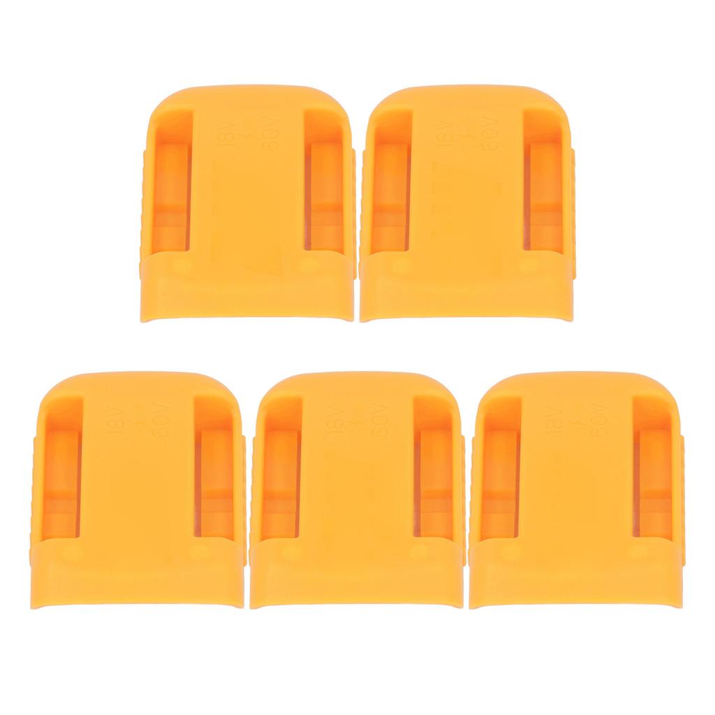 5 Set Battery Holder 20V 60V Battery Mount Dock Holder Set Suitable for DCB200 DCB201 DCB203 DCB204 DCB206 Battery