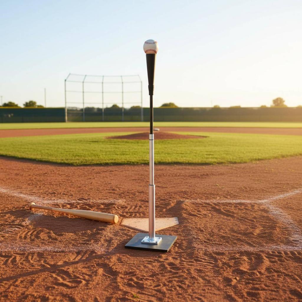 Diamond Sport Batting Tee Rubber Top Training Aid Mounting Plate