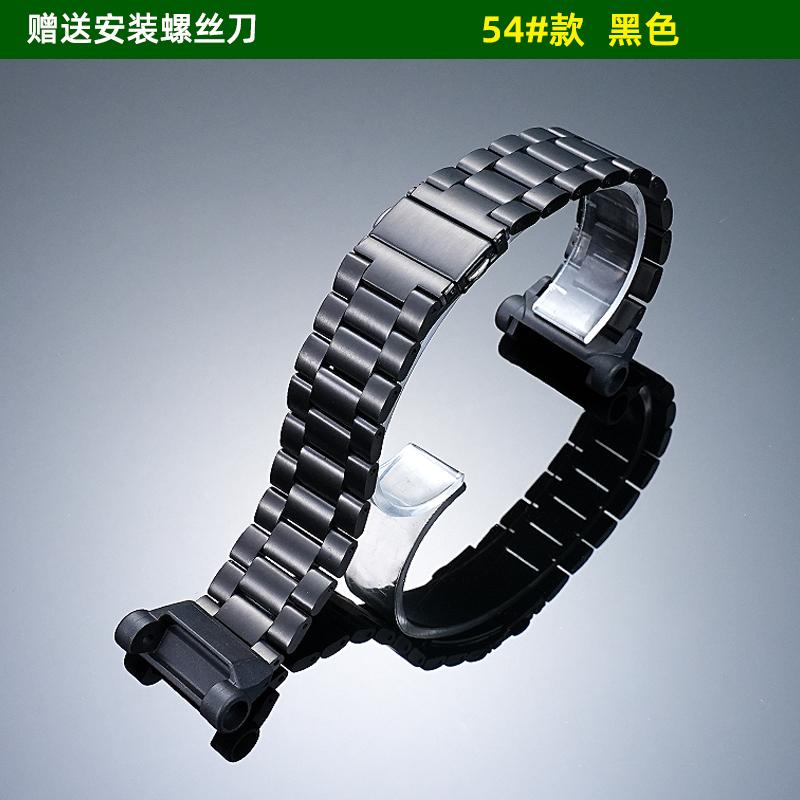 Stainless Steel Watch Band for Casio GR-B200 5635 | Black Metal Waterproof Bracelet Modified Watch Strap Accessories