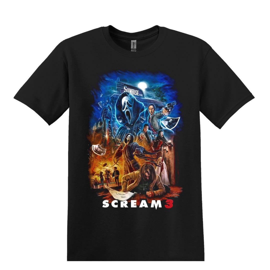 Scream 3 Movie Horror T-Shirt Black S-3XL M