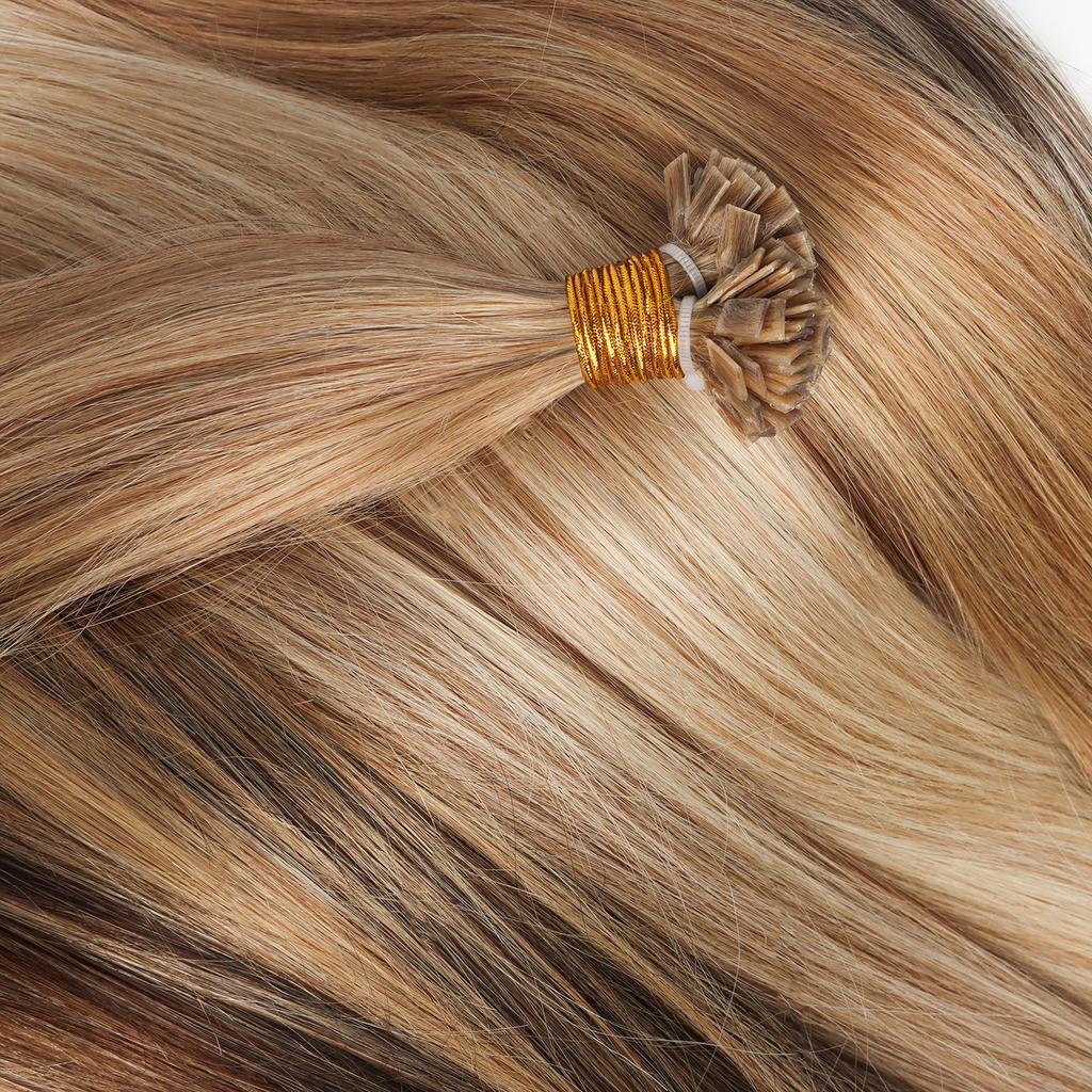 K-Tip Hair Extensions 100% Remy Human Hair Keratin Tip for Quiet Luxury Stealth Wealth Aesthetic Market Ready Professional