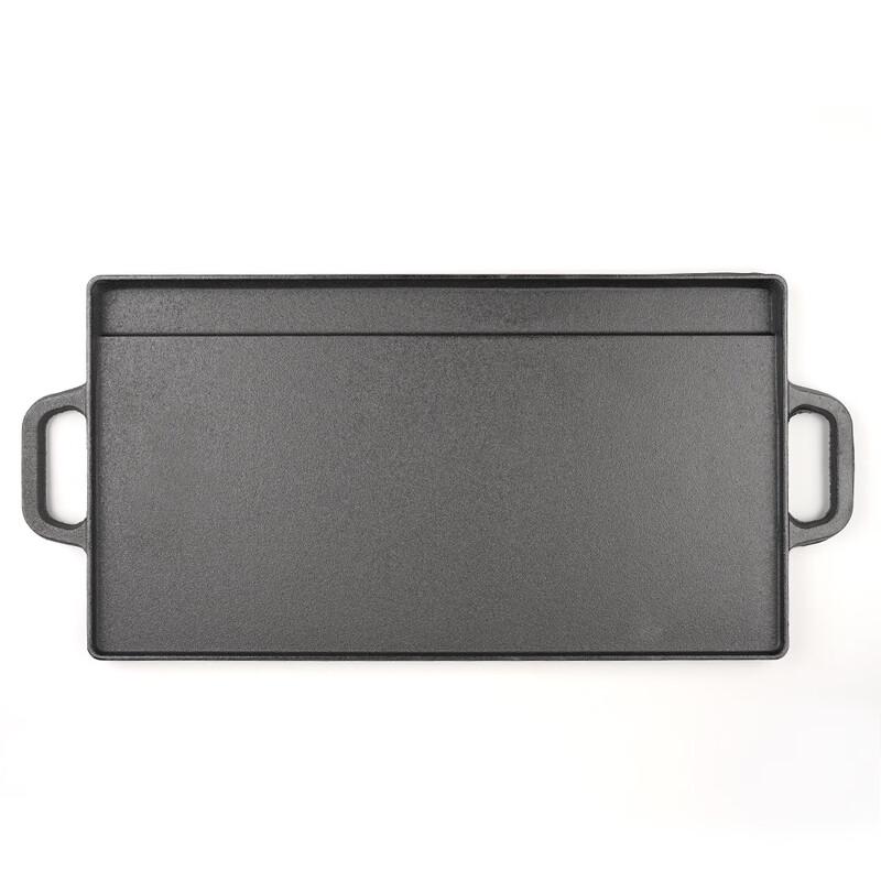 Rectangular Cast Iron Griddle & Fry Pan with Lid