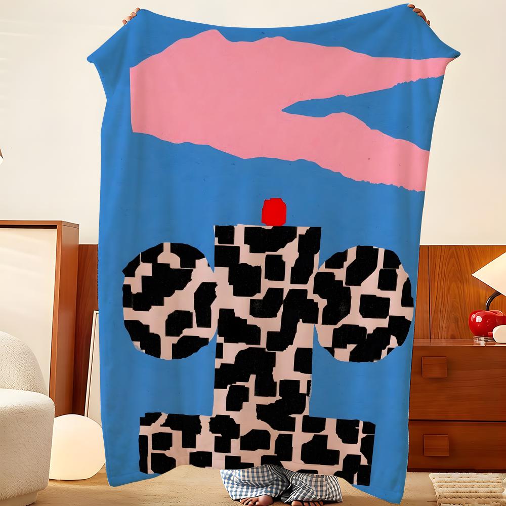 Artist M-Matias L-Larrain Throw Flannel Throw Blanket, Lightweight Cozy, Durable Washable Cute Cool