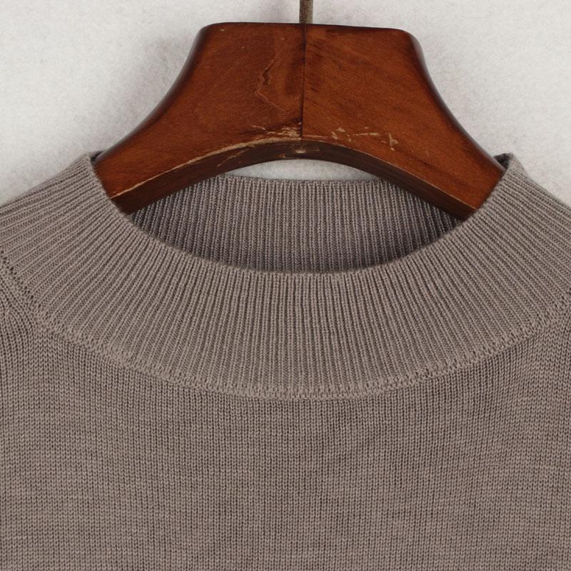 Sunshine House Autumn and Winter New Arrival Export Japanese Single Women's Round Neck Long Sleeves Knitting Dress Sweater Slim Looking