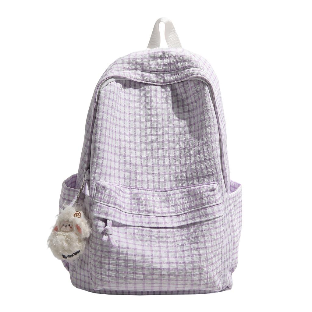 Schoolbag female Japanese large-capacity college style backpack 1011 spring new simple leisure outdoor travel backpack