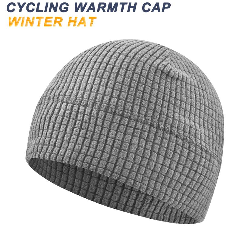 Outdoor Cycling Cap Winter Hat Polar Fleece Fabric Warmth Cap Casual Fashion Hats Running Ski Protection Tactical Windproof Hat