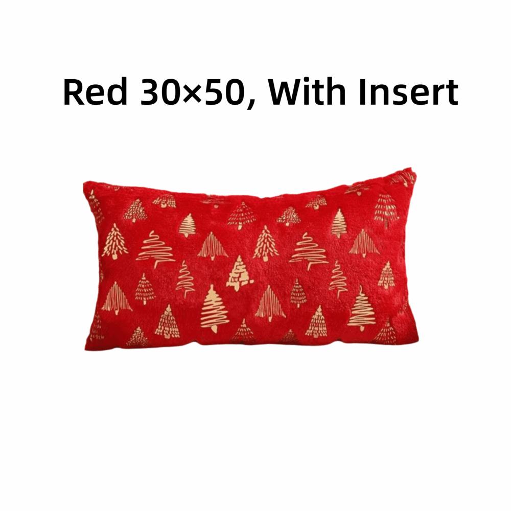 Nordic Golden Embroidery Pillow Cover Plush Throw Pillow Decorative Sofa Pillowcase  Party