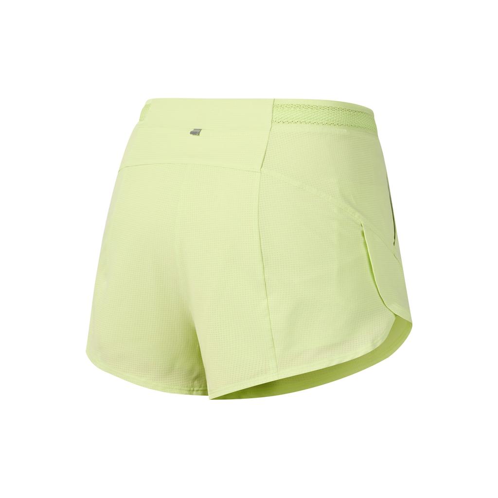 Saucony Solid Color Comfortable Breathable Lightweight Double Layer Three-Quarter Casual Shorts Women shorts SC1240004B-GE54