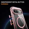 Transparent Shockproof Acrylic Magsafe Magnetic Phone Case for Google Pixel 8 8A 8 Pro 9Pro Wireless Charging Clear Back Cover Cases