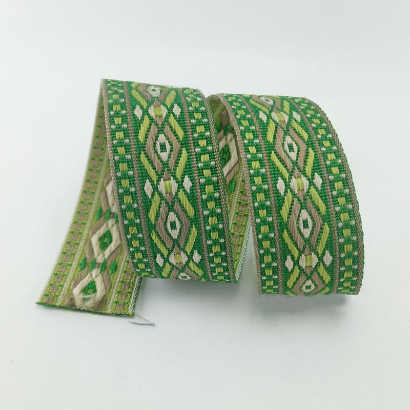 5cmx1Yard Ribbon Luxury Colorful Diamond Pattern Curtain Decor Sewing Accessories Multi-Function Multiple Colors